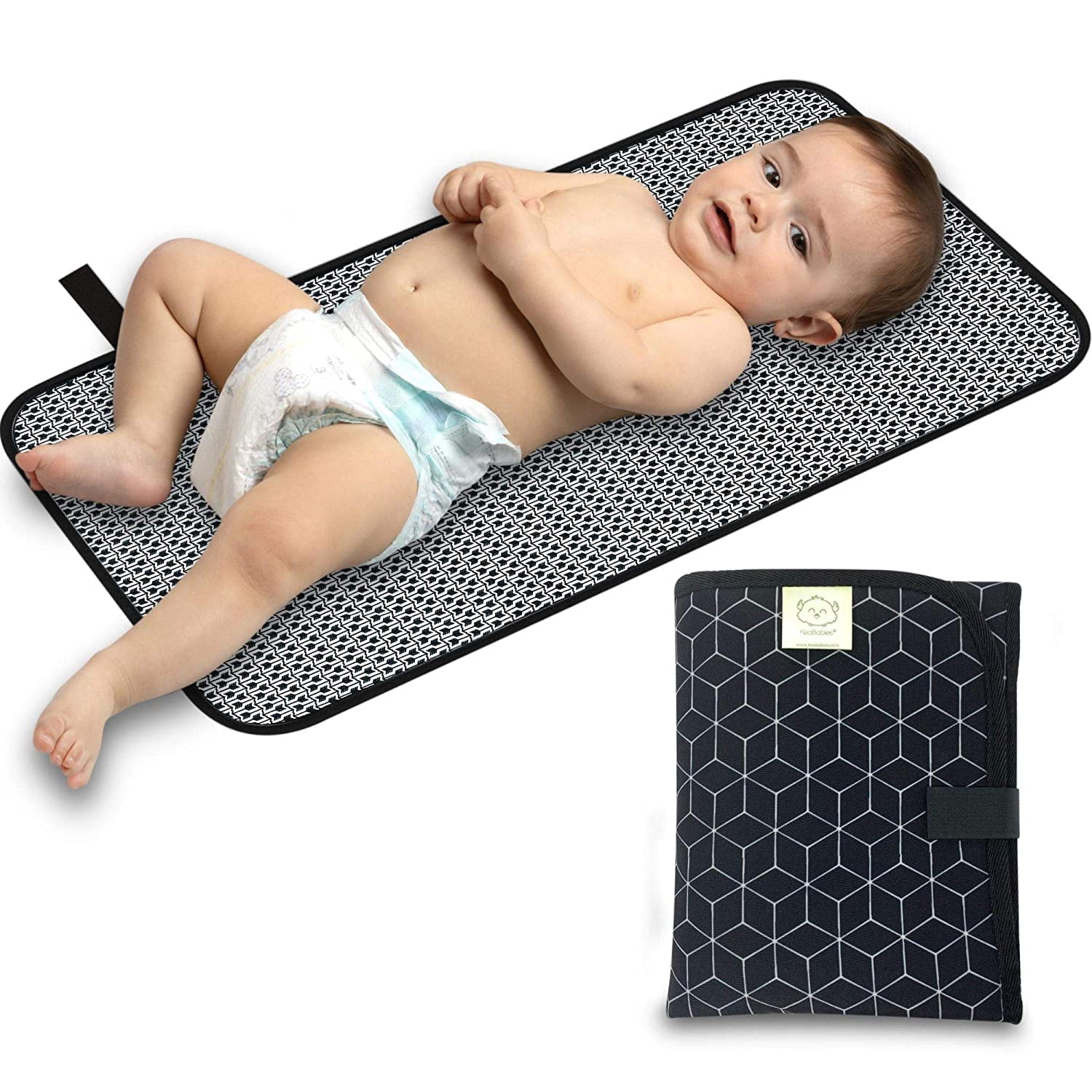 SDERY79 Forest Animal Green Portable Changing Pad Waterproof Diaper Change Mat Large Size Multi-Function Home & Travel Mat Any Places Bed Play Stroller Crib Car Mattress Pad Cover