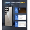 thumbnail image 2 of for Samsung Galaxy S24-Ultra Case: Shockproof Clear S24 Ultra 5G Protective Cell Phone Cases - Anti Yellowing Slim Silicone Hard Cases - Durable Full Protection Phone Cover, 2 of 7