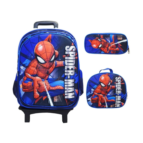 Hombre Araña Mochila Superheroes Con Ruedas Mochila Ruedas Niña Avengers  Mochila Con Ruedas Para Jardu00edn
