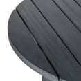thumbnail image 2 of SAFAVIEH Cloverdale Transitional Outdoor Patio Round Table, Dark Slate Grey, 2 of 5