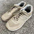 thumbnail image 1 of New Balance 574 Men Size 9 Rugged Classics Beige Suede Shoes Sneakers, 1 of 6