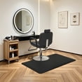 thumbnail image 2 of BarberPub Black Polyurethane Sponge Barber Chair Mat Anti Fatigue Matting, Rectangle 0035, 2 of 9