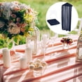 thumbnail image 5 of Uxcell 2Pack 10Ft Chiffon Table Runner 28 x 120 Inch Rustic Gauze Tablecloth Dark Blue, 5 of 6