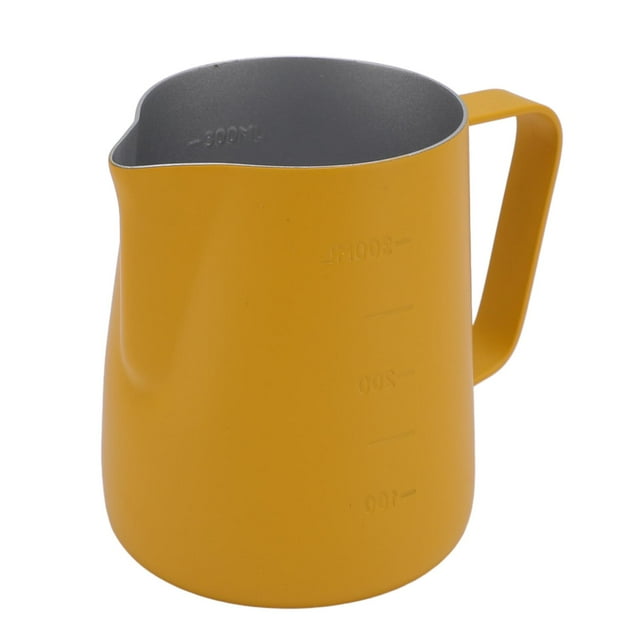 Jarra Para Espumar Leche De Acero Inoxidable, Jarra Para Vaporizar Café Expreso Con Escala Transparente, Taza Para Espumar Leche, Taza Para Arte Con Leche, Accesorios Para