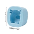 thumbnail image 3 of Silicone Highland Cow Ice Mold, 3D Cattle Shaped Ice Mold, Reusable Cow Animal Candle Molds,Chocolate Cake Decorating Mold, for Drinks, Parties, Bar, Birthday, 3 of 7