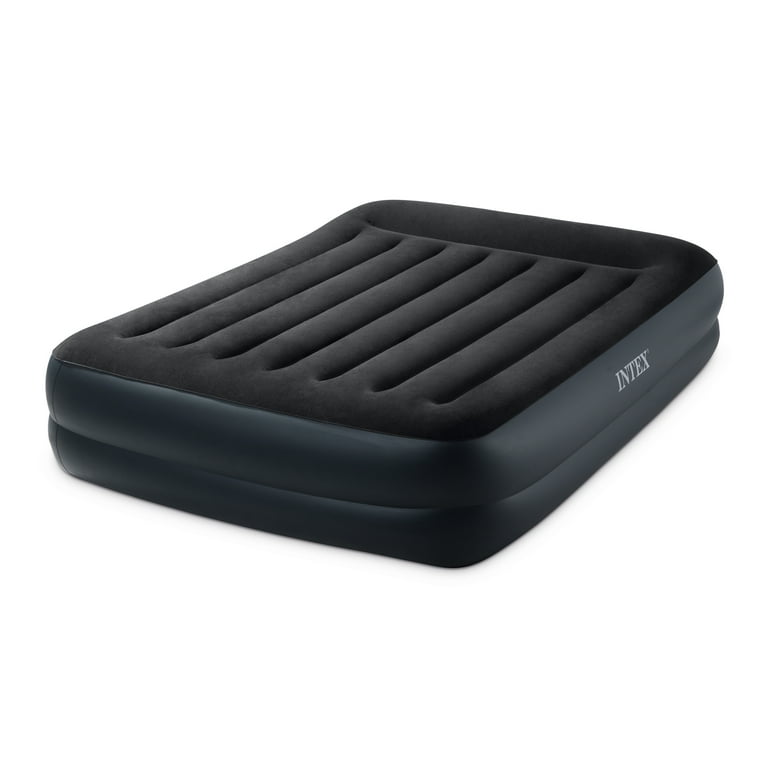 Intex, Air Mattress, 64123ED, Queen with Built-in Pump and Pillow