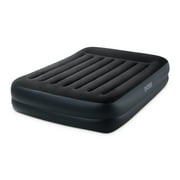 Intex 64123ED Dura Beam Plus Pillow Raised Air Mattress w/ Built in Pump, Queen