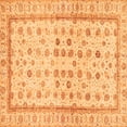 thumbnail image 1 of Ahgly Company Indoor Square Oriental Orange Traditional Area Rugs, 6' Square, 1 of 4