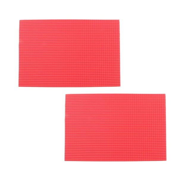 2x 1/50 Scale Roof Tile Sheets Model Buildings Materials PVC for