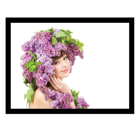 BEAUTY FROM WITHIN FLOWERHEAD Framed Print