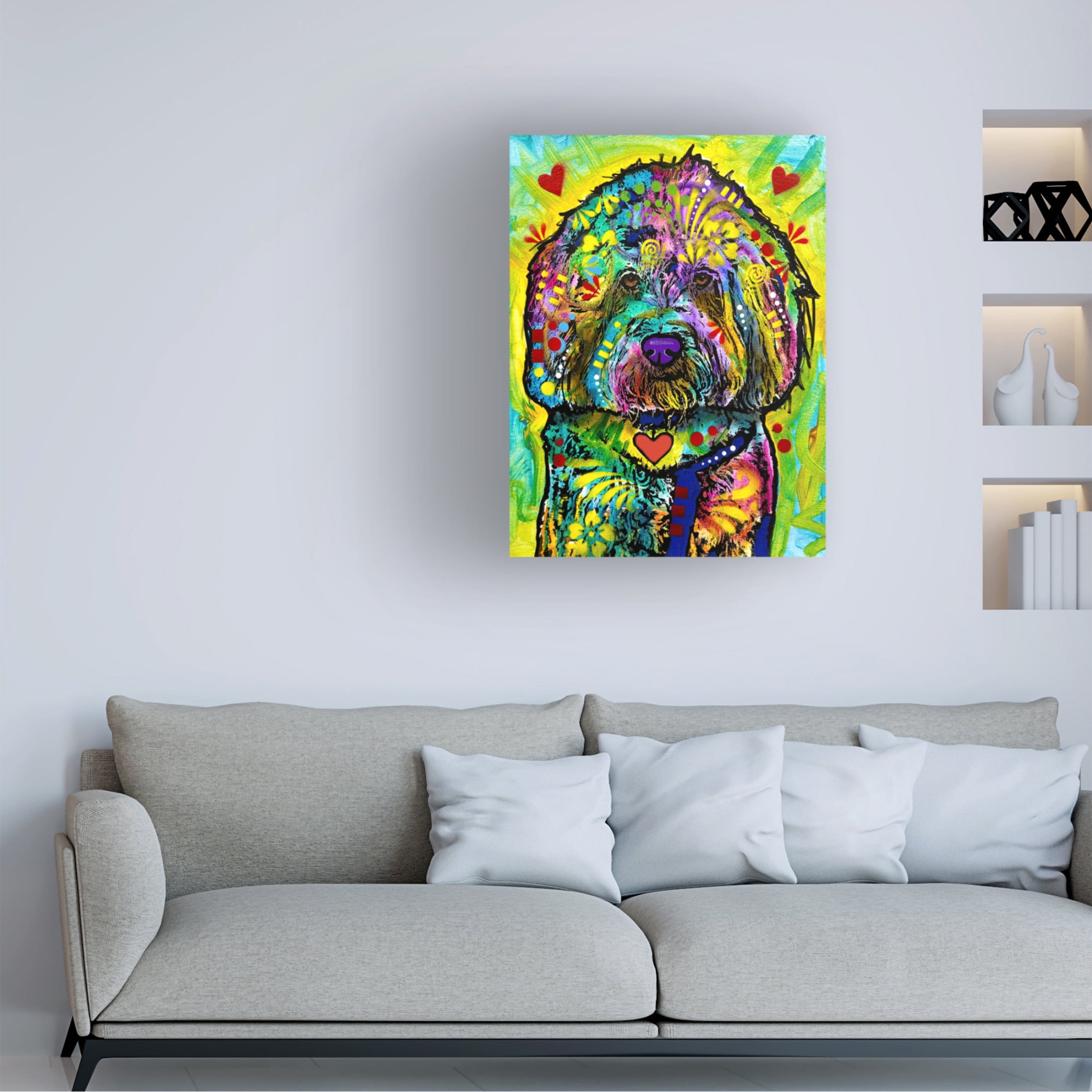 Canvas Wall Art - Dean Russo- Exclusive 'Seriously' Wall Art for Living Room, Bedroom, or Office Décor by Trademark Fine Art - 14 x 19 Inches