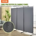 thumbnail image 2 of Room Divider VEVOR - Pantalla de privacidad plegable de 3 paneles, color gris oscuro, 2 of 9