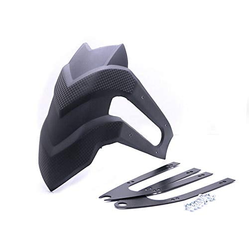 BHYShop Retro Universal Motorcycle Black Rear Fender Mudguard Splash Guard Cover for BMW Honda Dirt Bike Off-Road