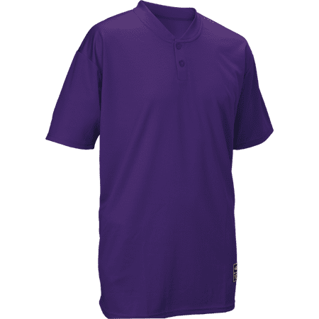- Easton Youth 2 Button Placket Baseball Jersey