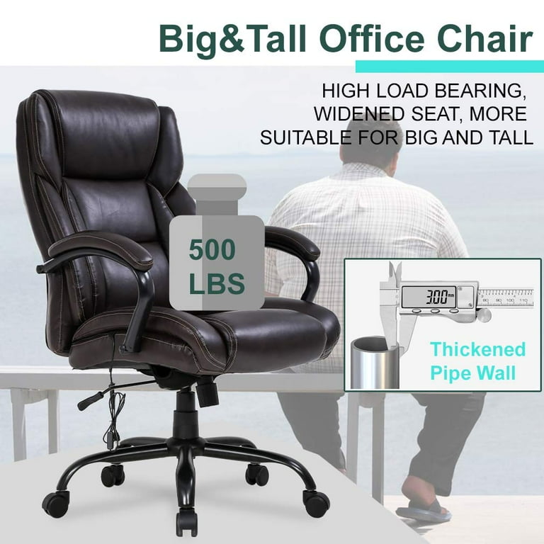 Big and Tall Massage Office Chair Wide Seat Ergonomic Desk Chair