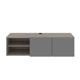 thumbnail image 1 of Mueble para TV The Shop, Panel Empotrable, 120 cm x 34 cm x 33 cm, MDF Resistente gris unitalla, 1 of 7