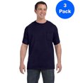 thumbnail image 1 of Hanes T-Shirt à Poche Authentique pour Hommes - H5590 (Lot de 3), 1 of 1