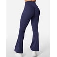 thumbnail image 3 of Leggings acampanados YEOREO Kalie Scrunch azul marino para mujer, 3 of 7