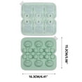 thumbnail image 2 of Teddy Bear Ice Mold Silicone 6-Cavity Whiskey Cocktail Cute Freezer Tray for Desserts​, 2 of 5