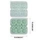 thumbnail image 2 of Bandeja de cubitos de hielo de silicona Teddy Bear | Molde de 6 osos para hielo, dulces, jabón, velas | Grado alimenticio, flexible, de fácil liberación | A prueba de fugas, apto para lavavajillas, 2 of 5