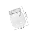 thumbnail image 2 of PAMINGONO Sweets Jars Transparent Honey Jar for Housewarming 1Pack, 2 of 7