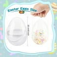 thumbnail image 2 of Clear Jumbo Easter Eggs,Tutuviw 6 Pcs 8 Inche Plastic Giant Easter Empty Eggs with Handles,Fillable Clear Jumbo Easter Eggs for Easter Hunt Gift Baskets Surprise Party Decoration, 2 of 8