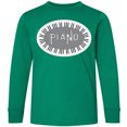 thumbnail image 3 of Inktastic Piano Keys Oval Long Sleeve Youth T-Shirt, 3 of 5