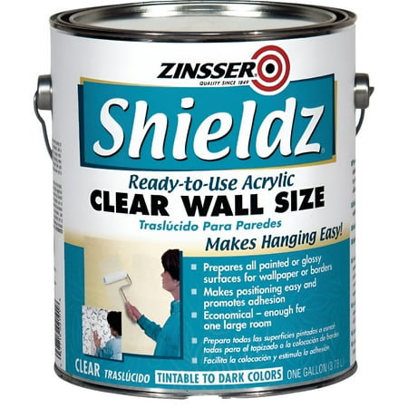 1 gal Zinsser 2101 Clear Shieldz Water-Based Acrylic Wallpaper Primer