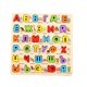 thumbnail image 4 of Rompecabezas Alfabeto Animal de Madera Juegos Educativos para Niños Tablero Bloques Rusos Juguetes Didácticos para Aprendizaje Infantil y Actividades, 4 of 9