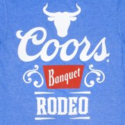 Coors Banquet Rodeo Logo Blue Colorway T-Shirt-Small