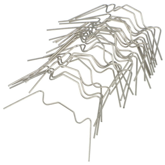 GOOHOCHY 50Pcs Garden Clamps W-Wire Clips For Greenhouse Fixing And Garden Use 3.15X1.18X0.08In