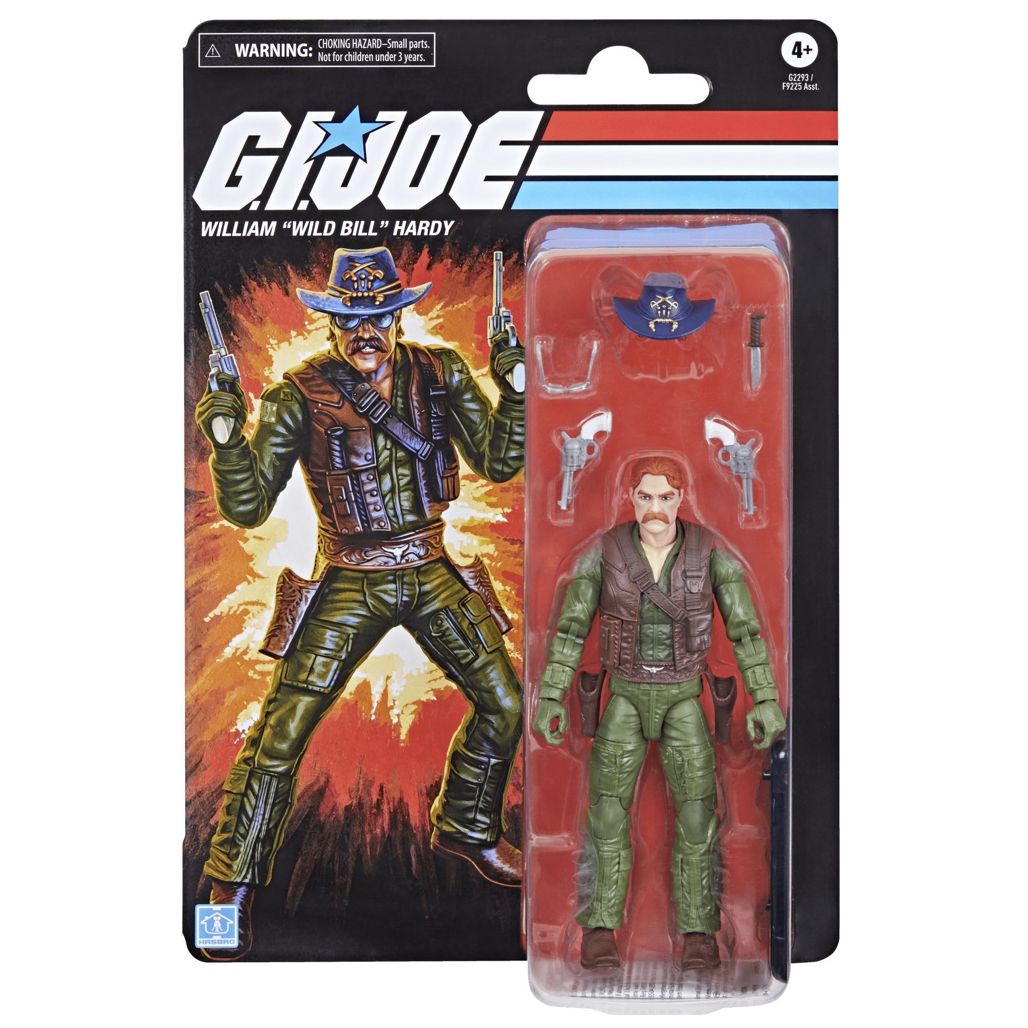 G.I. Joe Classified Series Retro Cardback William "Wild Bill" Hardy, 6 Inch Action Figure