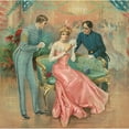 thumbnail image 2 of Anonymous 20x20 Black Ornate Framed Double Matted Museum Art Print Titled: Army and Navy (1905), 2 of 5