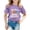 Purple, variant on 100 Days of School Shirt Kids Unisex Short Sleeve Graphic Letter Print Crew Neck Casual Tee for Kids Black 2 Years-3 Years