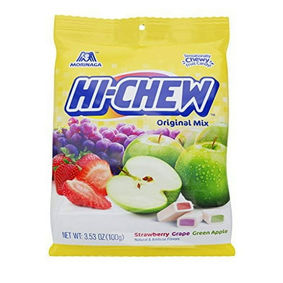 NineChef Bundle - HiChew Hi-Chew Fruit Chews Regular Mix 3.53 Ounce   1 NineChef ChopStick