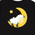 thumbnail image 4 of Inktastic Cute Sheep, Sleeping Sheep, Moon, Stars, Sleepy Boys or Girls Long Sleeve Toddler T-Shirt, 4 of 5