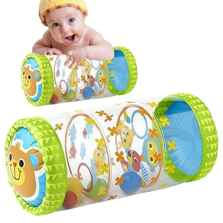 Crawling & Walking Baby Toys Inflatable Rolling Infant Toys Birthday Toy for Infant Toddler Boy Girl 6 7 8 9 10 11 Month 1-2 Year Old