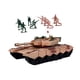 thumbnail image 2 of Vehículos tanque, juguetes de construcción, coches de juguete, coches de ingeniería, juegos de coches, juguetes de tanque Marrón, 2 of 9