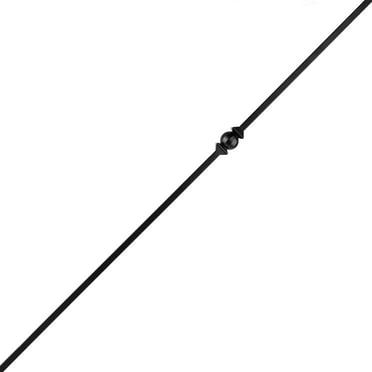 Nuvo Iron SQI1BS-MP12 Interior Baluster, Black