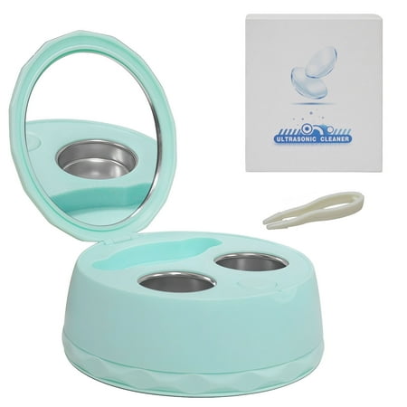 Enroslu Ultrasonic Contact Lens Cleaner Machine, Quick Cleaning, Small & Portable, Suitable for Cleaning Hard Lens, OK Lens, RGP Lens, Colored Lens