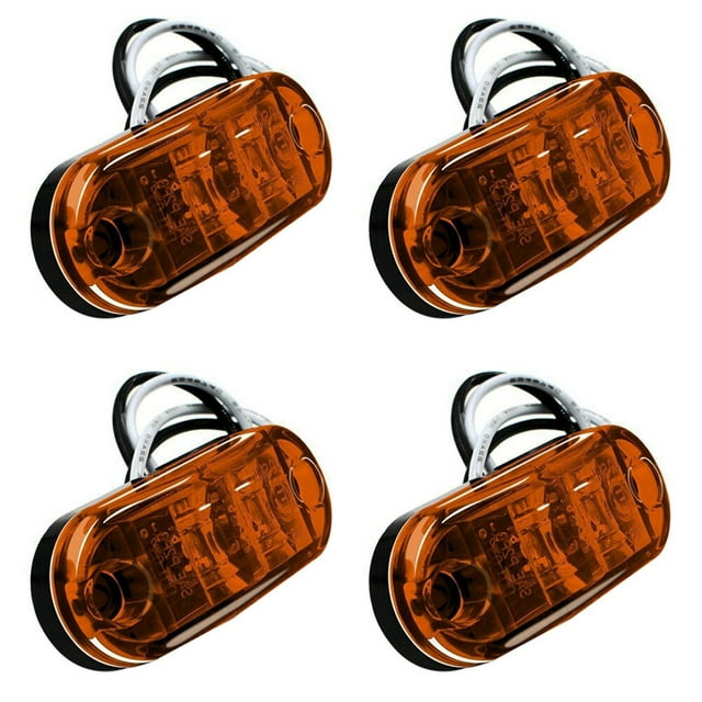 4 luces LED de posición lateral para remolque de camión