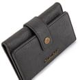 thumbnail image 4 of Montana West Women's Wallets RFID Embossed Floral Trifold Wallet, Black, 4 of 6