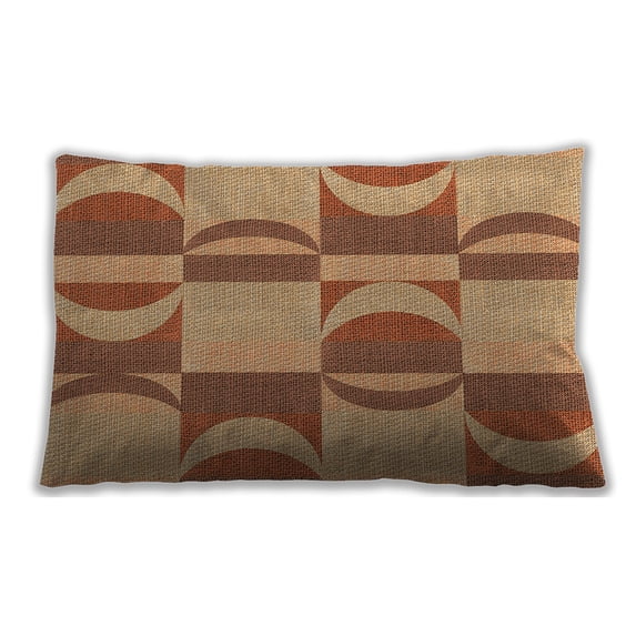 Ahgly Company Indoor Rectangular Contemporary Lumbar Throw Pillow, 13 inch by 19 inch