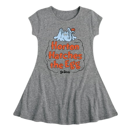 

Dr. Seuss - Horton Hatches the Egg - Cloud - Toddler And Youth Girls Fit And Flare Dress