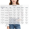 thumbnail image 2 of ITSAME Girls Button Up Cotton Shirt Lace Lapel Ruffle Long Sleeve School Uniform Kids Fashion Casual Tops White Size 16, 2 of 6