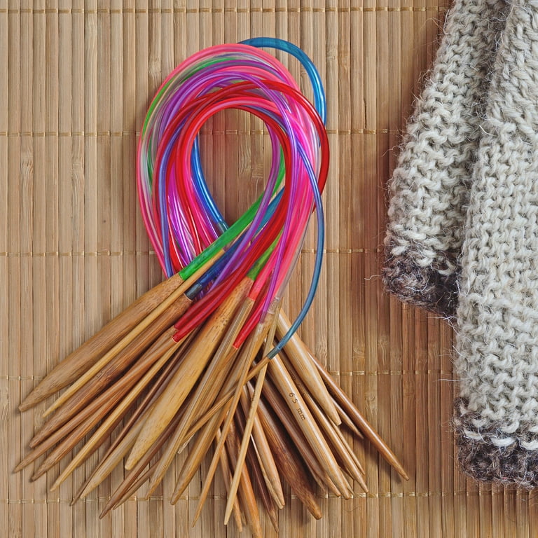 12-Piece Bamboo Crochet Hook Set – Sizes 3.0mm To 10.0mm, 6-Inch Knitting Needles For Yarn Crafts