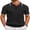 Black-White, variant on Men's Polo Shirts Short Sleeve Ribbed Knit Polo T Shirts Business Casual Golf Shirt Collar T Shirt