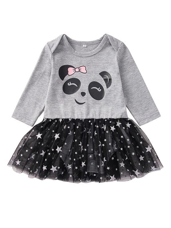 panda dress for baby girl