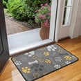 thumbnail image 2 of Dog Paw and Bone Door Rugs,Washable Non Slip Door Mats Indoor,Decorative Door Mats,Entry Mat Indoor for Entrance,Bedroom,Kitchen,Bathroom,30"x17", 2 of 6