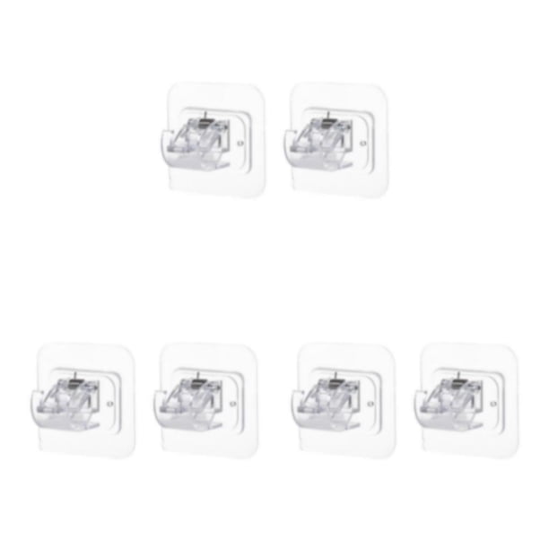 Bewildely Barra de cortina para ventana de cocina y baño para el hogar, Clip para sala de estar, dormitorio, sin pinchazos, soporte para Type1 NO1